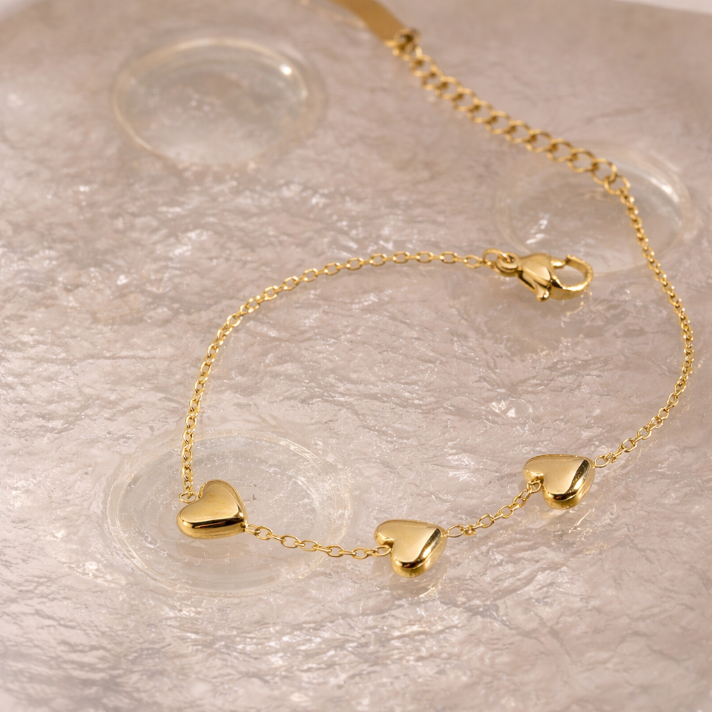 Petal Heart Bracelet